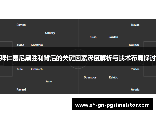 拜仁慕尼黑胜利背后的关键因素深度解析与战术布局探讨